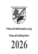 Haushaltssatzung und -plan Schretstaken 2026